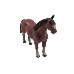 Vintage 1988 Funrise Torio Brown Bay Horse‎ Figurine Plastic Toy 4 Inch